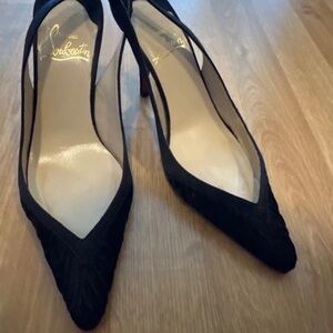 Christian Louboutin Black Pointed Heels